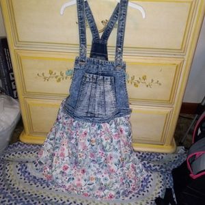 Girls 10/12 overall dresses